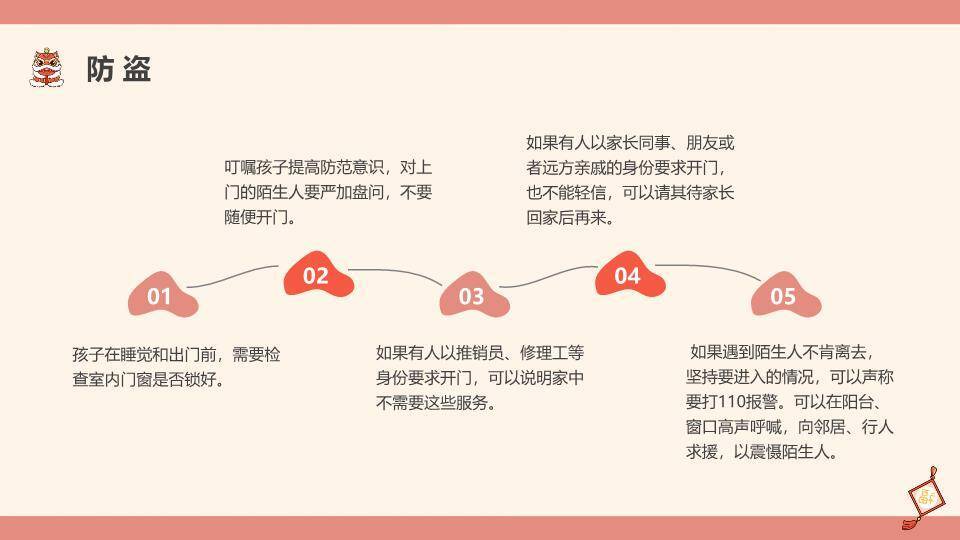 传统节日恭喜发财寒假安全告家长书PPT模板2