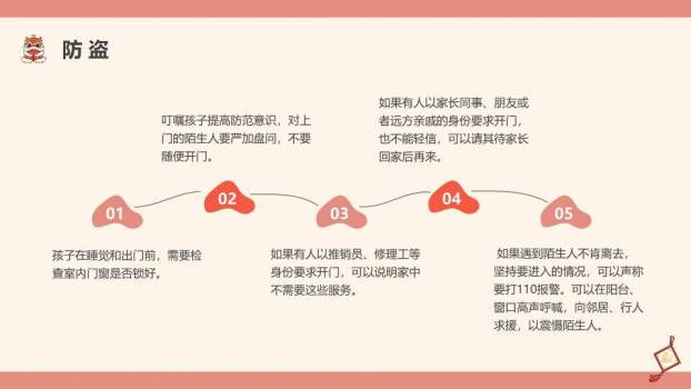 传统节日恭喜发财寒假安全告家长书PPT模板2