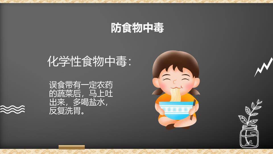 动物拟人气球寒假安全班会PPT模板7