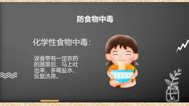 动物拟人气球寒假安全班会PPT模板7