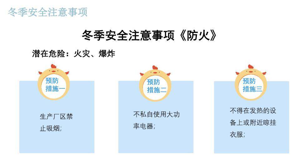 欧式小镇儿童滑雪冬季安全事项PPT模板4