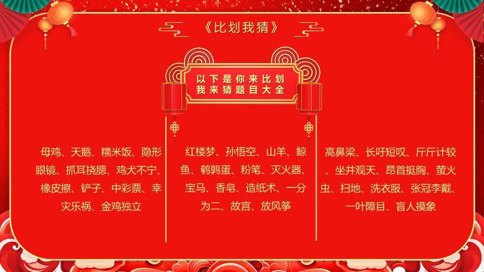 生肖财神主题年会游戏PPT模板4