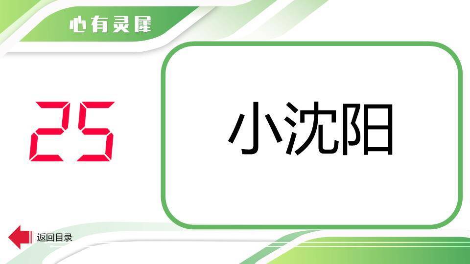 绿草地热气球心有灵犀比划猜游戏PPT模板8
