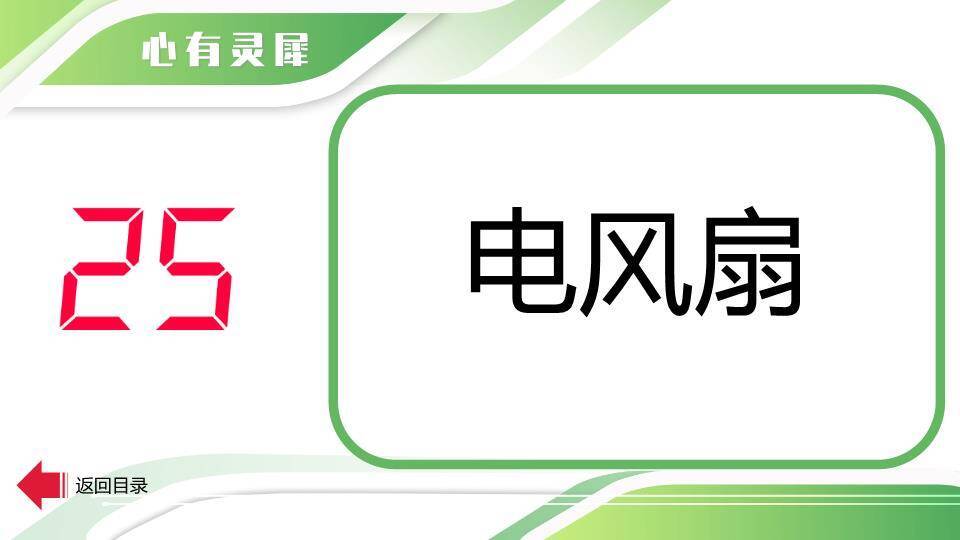 绿草地热气球心有灵犀比划猜游戏PPT模板1