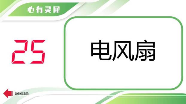 绿草地热气球心有灵犀比划猜游戏PPT模板1