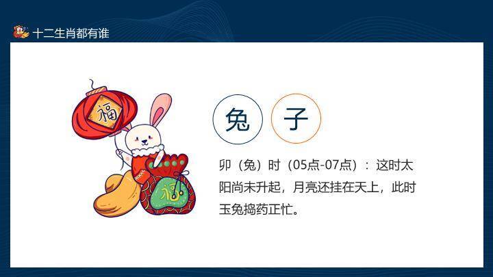 龙形宝塔扇子云纹十二生肖文化讲解PPT模板1