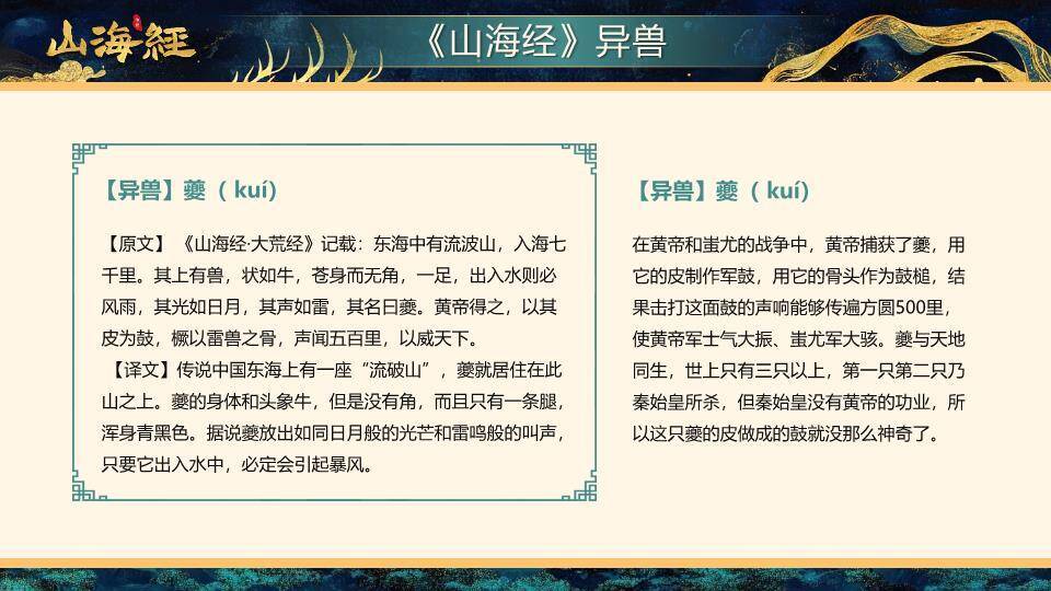 飞鹿云海边框阅读分享PPT模板6