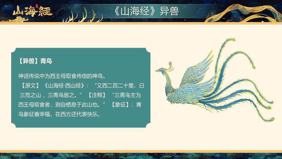 飞鹿云海边框阅读分享PPT模板7