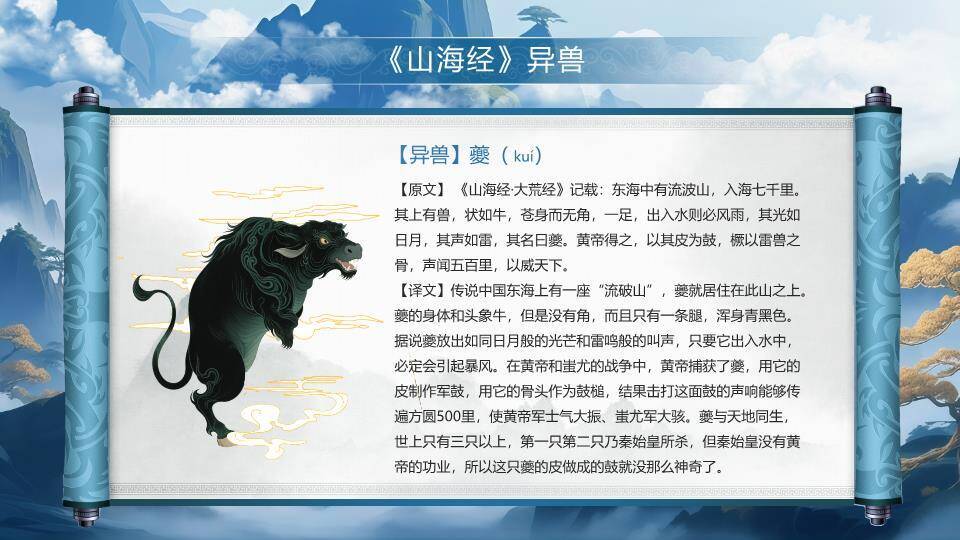 海浪骑马人物主题宣传PPT模板6