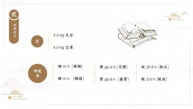 灯笼帆船墨迹教学课件PPT模板2