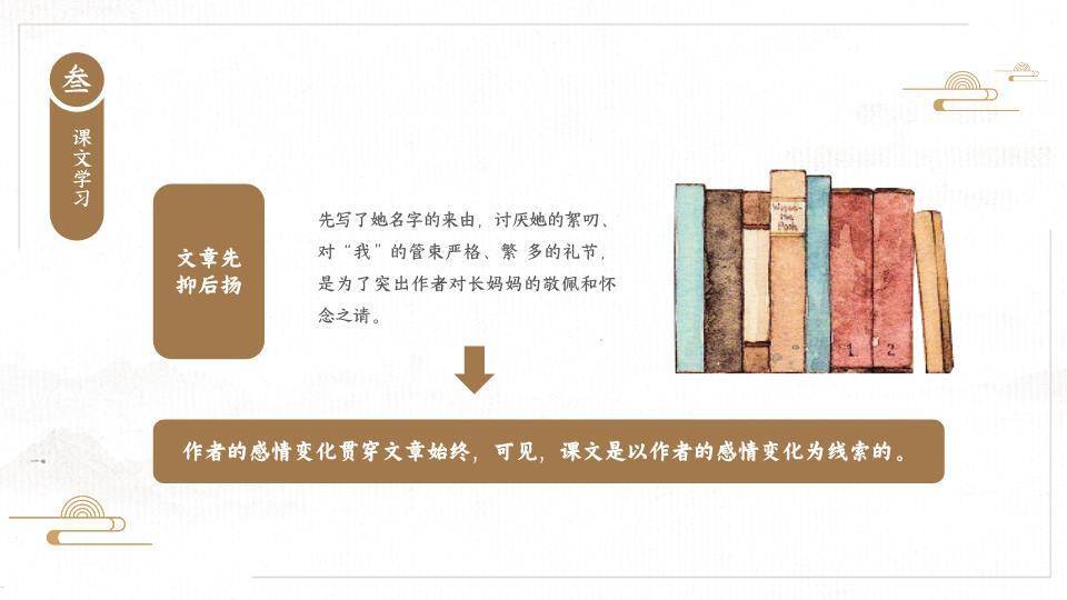 灯笼帆船墨迹教学课件PPT模板5