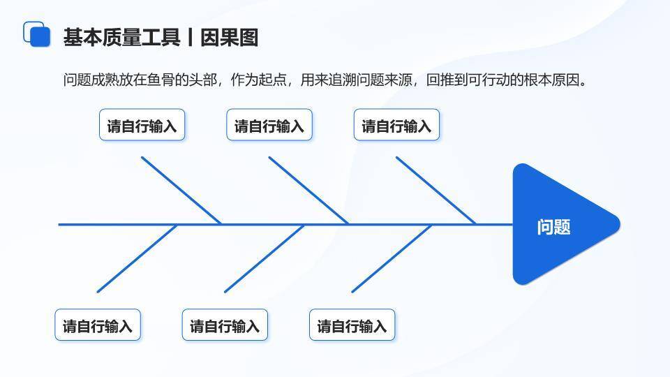 蓝色上升箭头项目质量管理培训PPT模板6