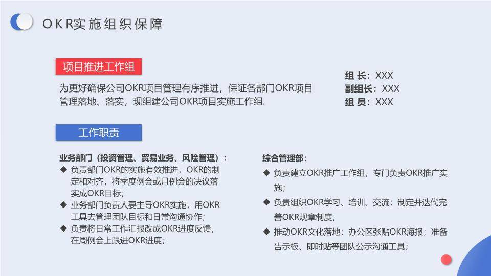 3D闹钟卡通OKR项目管理培训实施方案PPT模板5