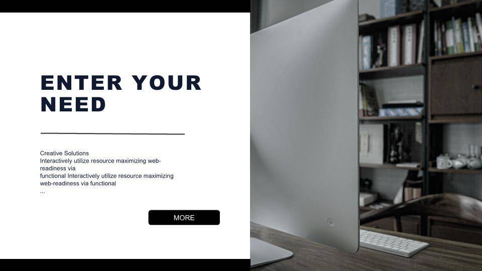 英文自我介绍ppt模板5