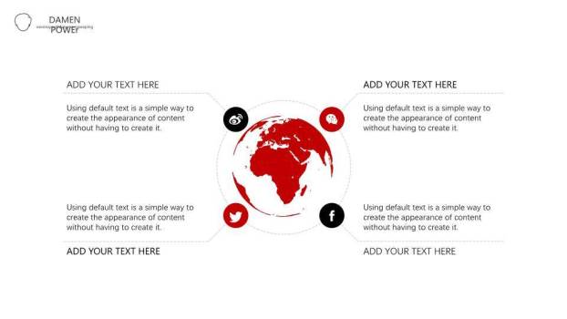 英文简历ppt模板3
