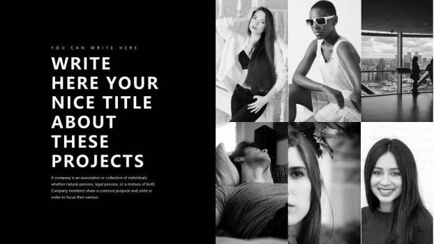 英文学术报告ppt模板6