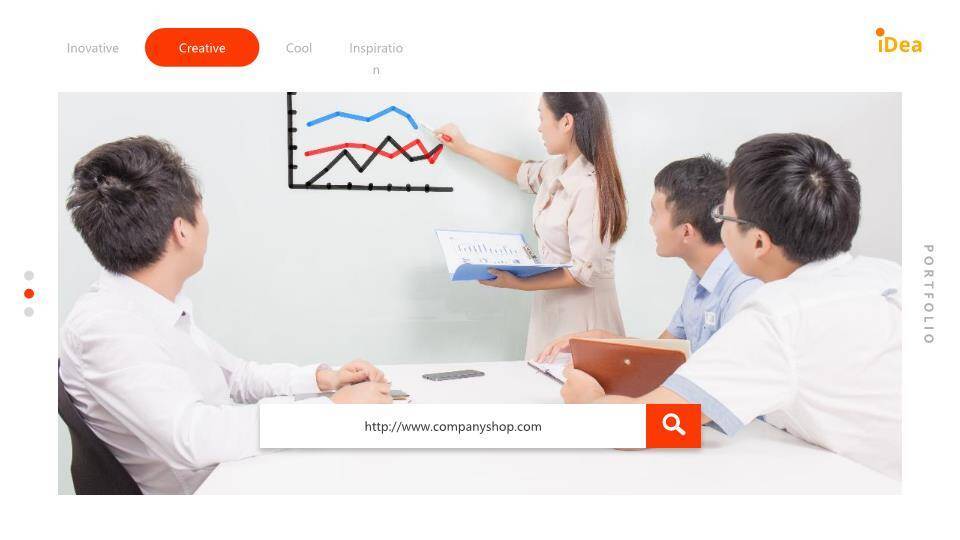 英文简约ppt模板3