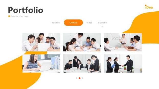 英文简约ppt模板4