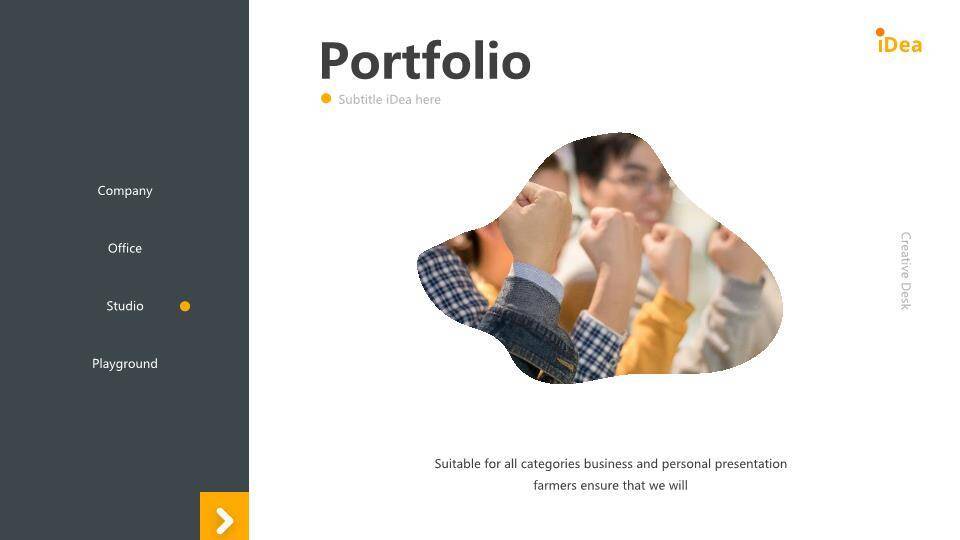 英文简约ppt模板7