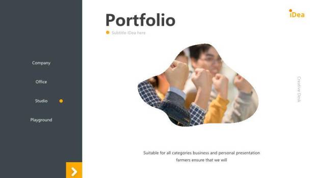 英文简约ppt模板7