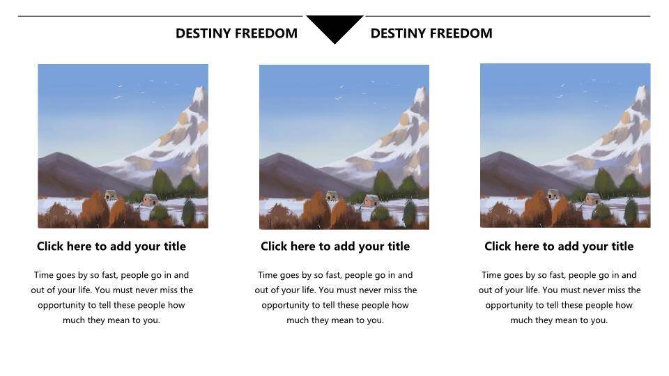 法国景点的英文介绍ppt模板3