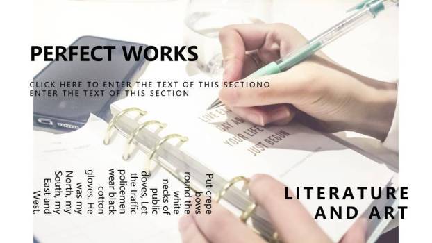 微笑的英文ppt模板2