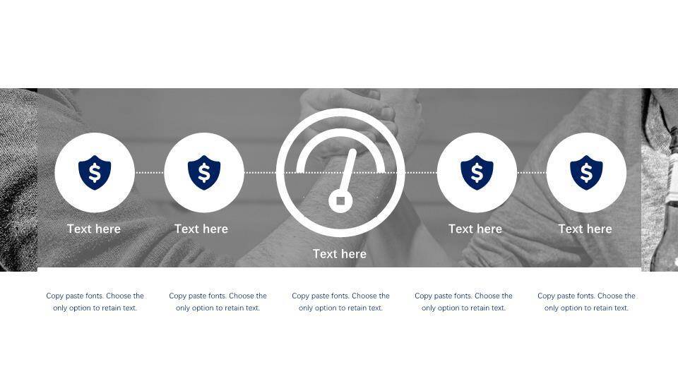 星轨山湖夜景科技感企业年度大事记时间轴PPT模板1