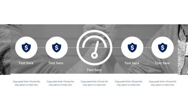 星轨山湖夜景科技感企业年度大事记时间轴PPT模板1