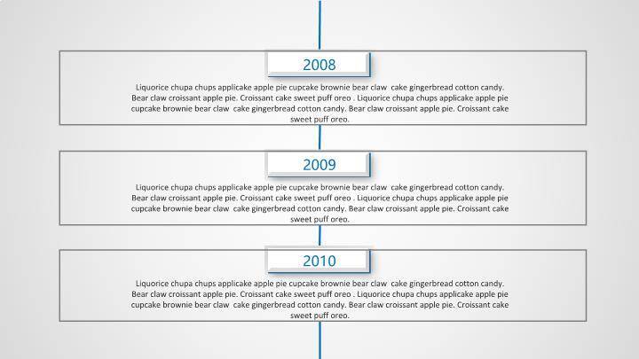 建筑俯视视角蓝色大字企业发展历程汇报时间轴PPT9