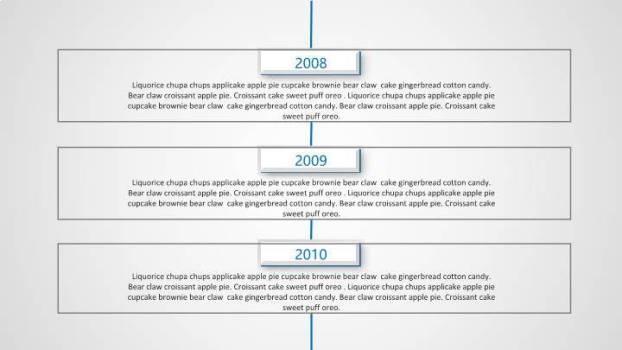 建筑俯视视角蓝色大字企业发展历程汇报时间轴PPT9