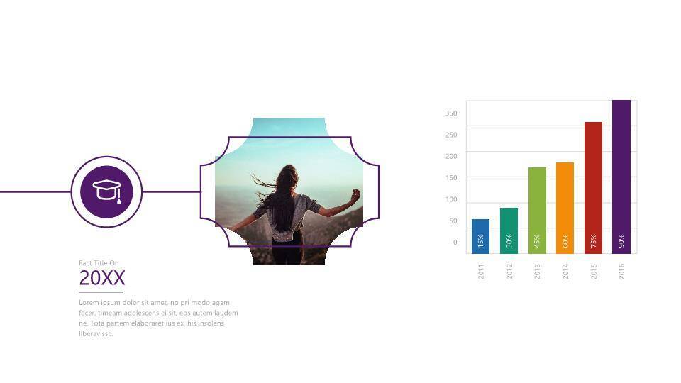 30套多样式经典时间轴PPT图表合集模板9