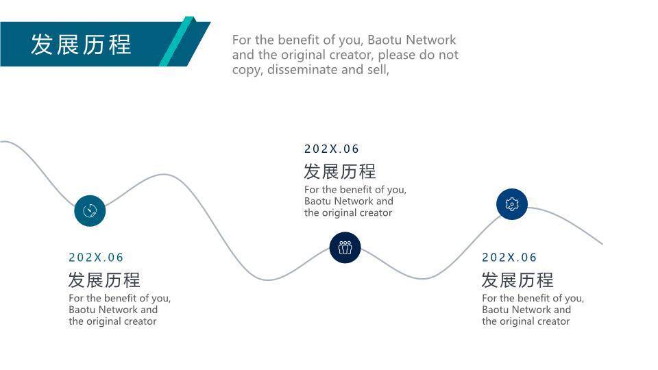 夜景城市发光轮廓科技发展时间线PPT模板3