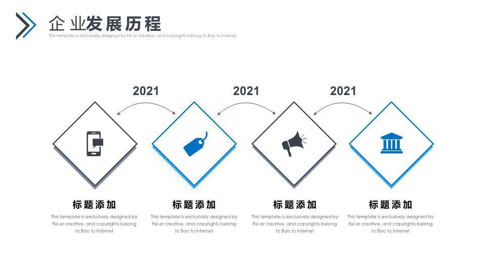太空火箭地球云网科技生态时间轴PPT模板2