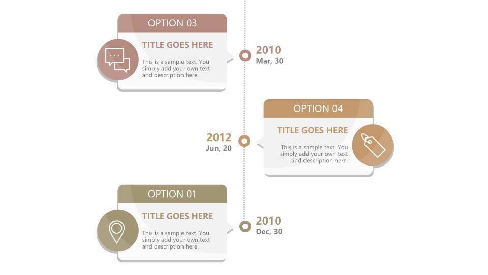 多样式网格预览时间轴PPT图表合集模板5