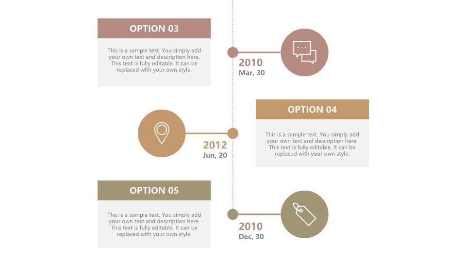 多样式网格预览时间轴PPT图表合集模板7