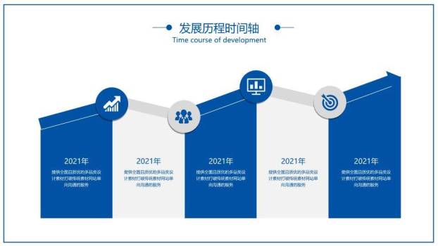 3D城市时钟模型商务发展历程时间轴PPT模板8