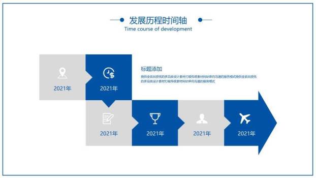 3D城市时钟模型商务发展历程时间轴PPT模板7