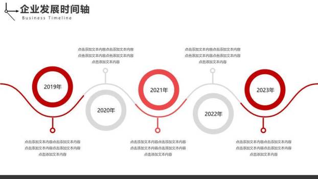 3D小人时钟阶梯企业发展动态时间轴PPT模板5