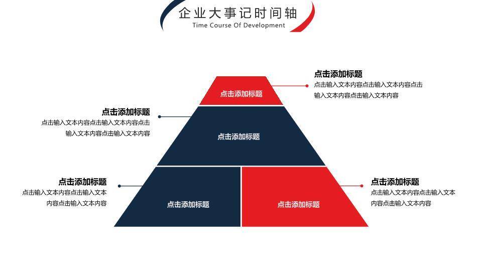 双环同心圆简约企业大事记时间轴PPT模板2