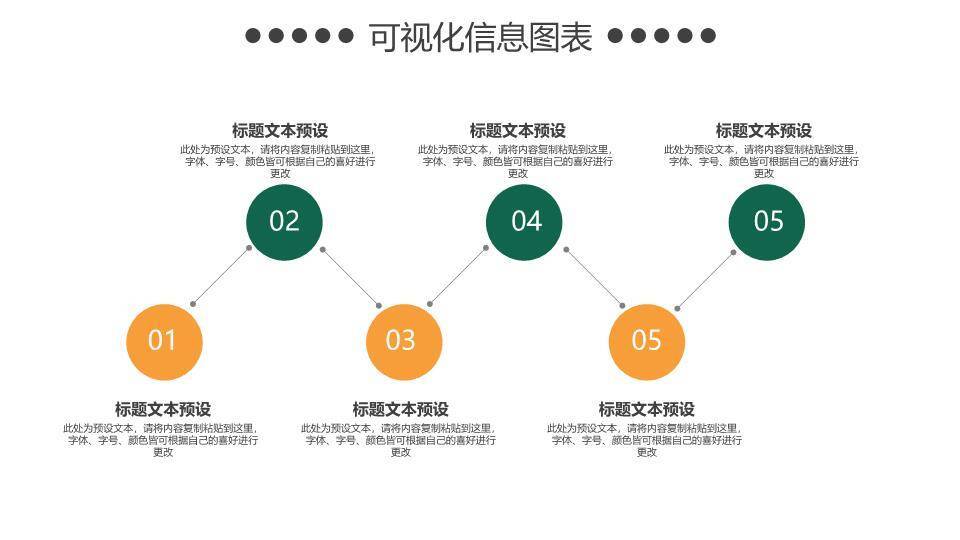 多色扇形世界地图企业年度发展回顾时间轴PPT模板6