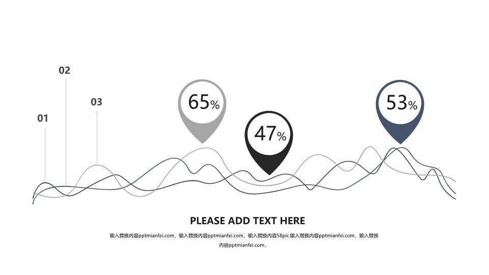 红色斜切城市实景企业时间轴封面PPT模板8