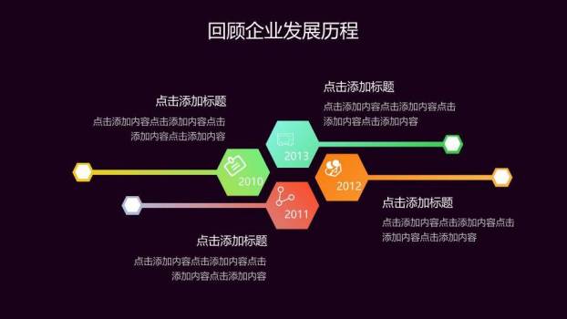 3D小人时钟阶梯企业发展动态时间轴PPT模板2