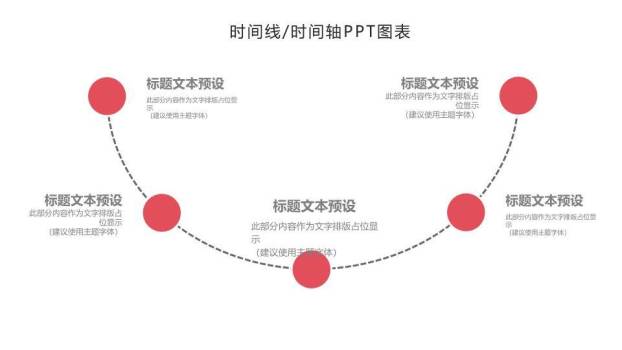 ppt时间轴模板5