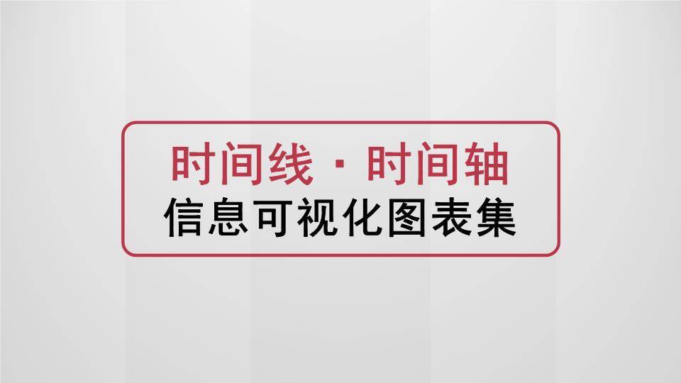好看的时间轴ppt模板0