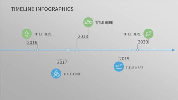 ppt活动时间轴模板9