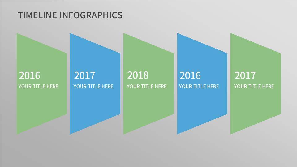 ppt活动时间轴模板5