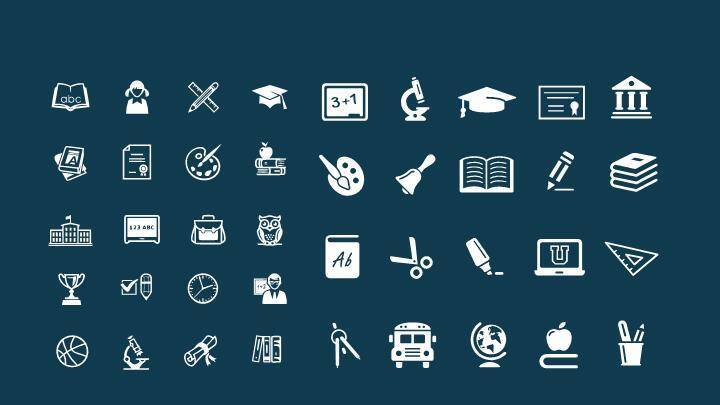 动漫卡通晚安动物插画深蓝星空治愈系PPT模板8