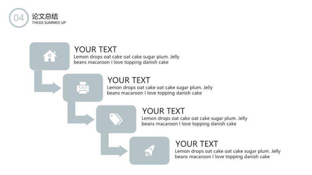 日系动漫校园答辩毕业汇报手绘猫咪神社PPT模板7