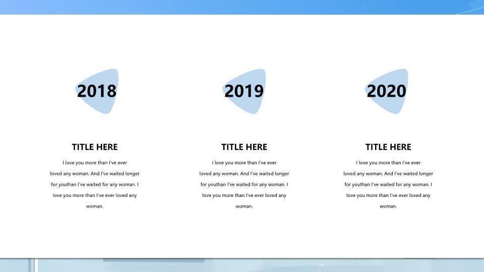 眺望远方女孩粉蓝云朵动漫治愈系梦想PPT模板7