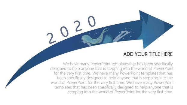 深海星空鲸背少女海蓝时见鲸动漫唯美PPT模板1